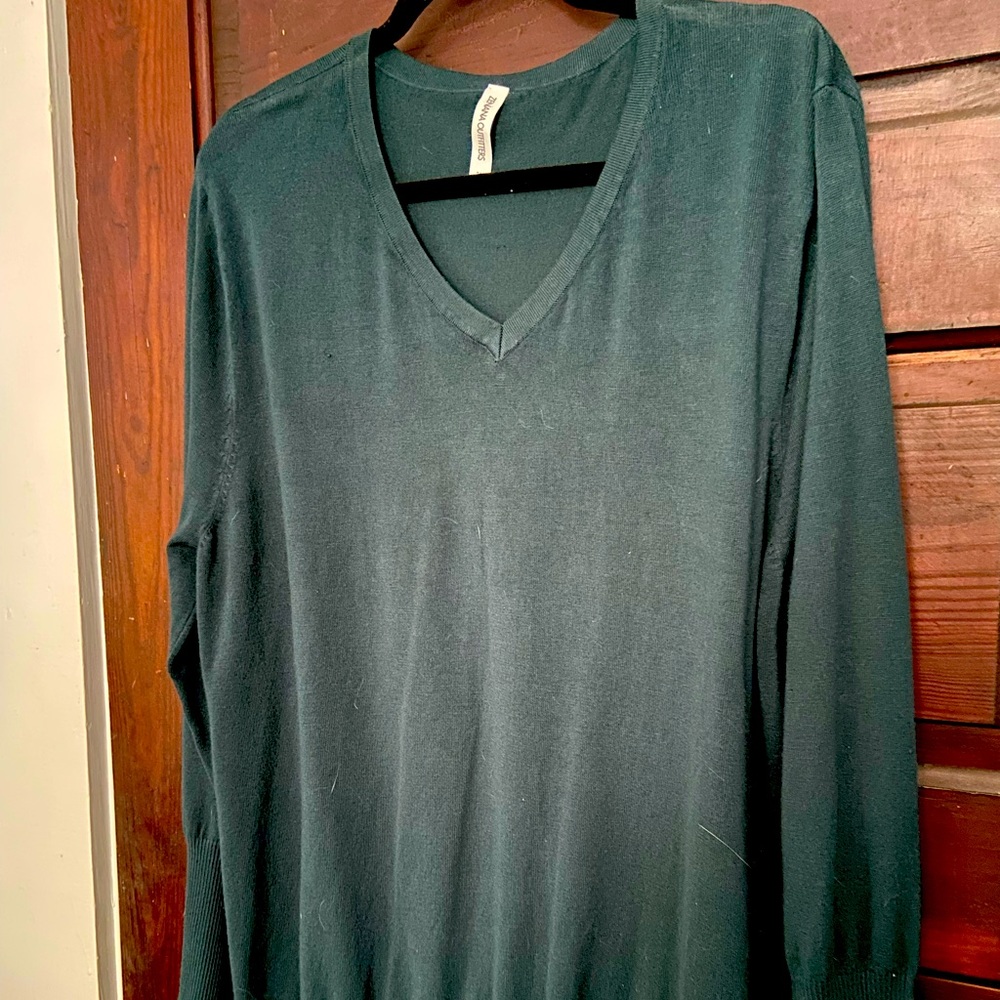 Hunter Green Sweater 3X